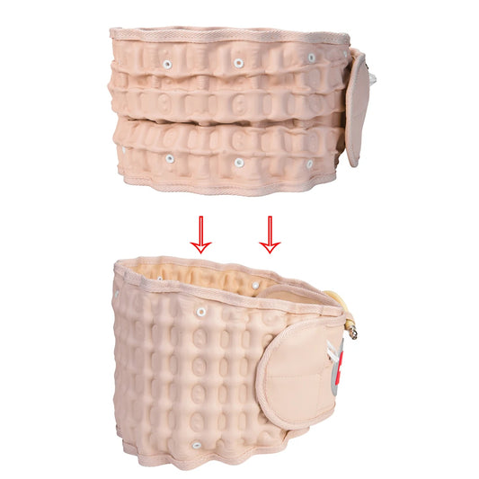 Adjustable Inflatable Lumbar Traction Belt Unisex Adult Air Decompression Brace Back Pain Relief Posture Corrector Spine Support
